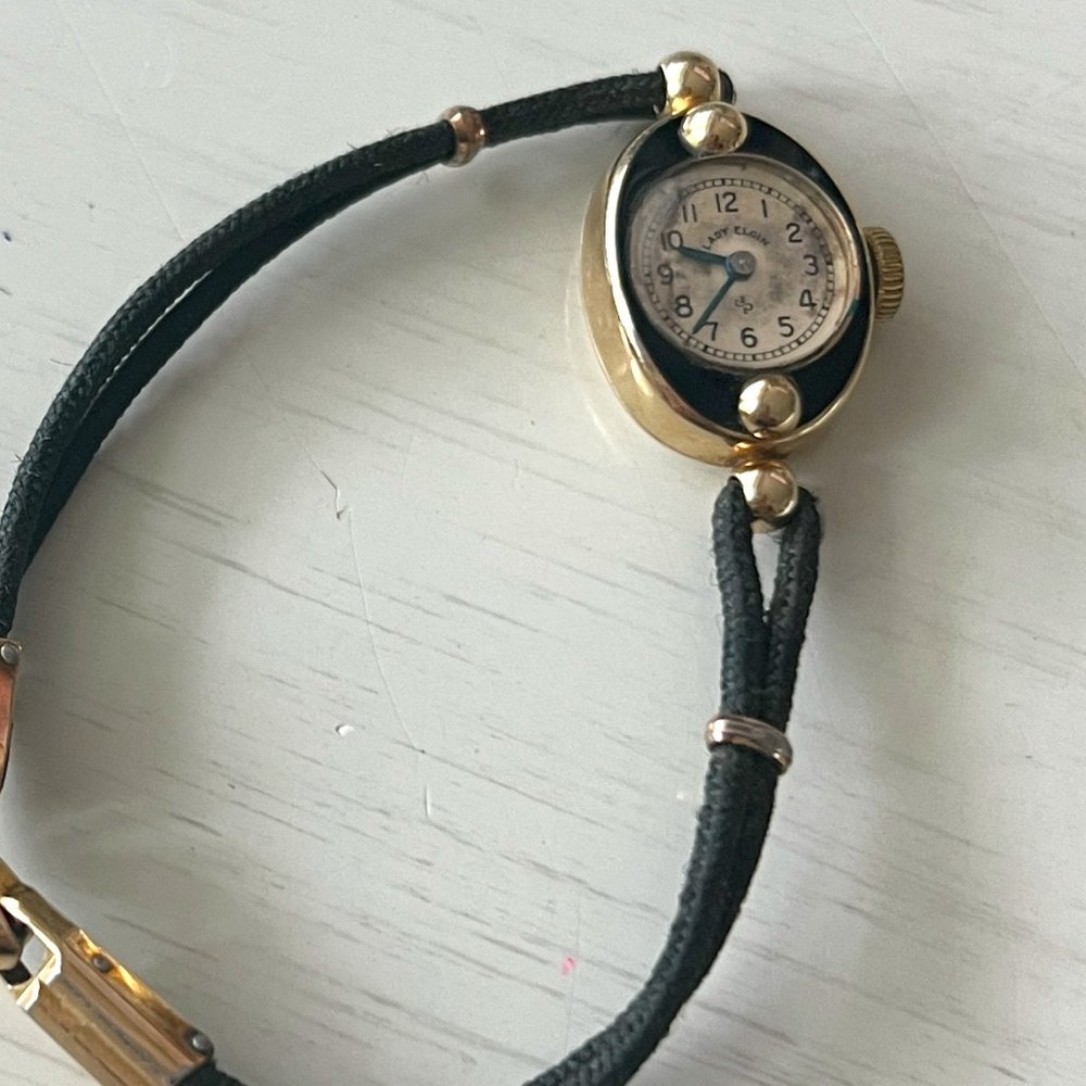 Lady Elgin Antique 14k Gold Watch